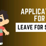 Leave Application for School